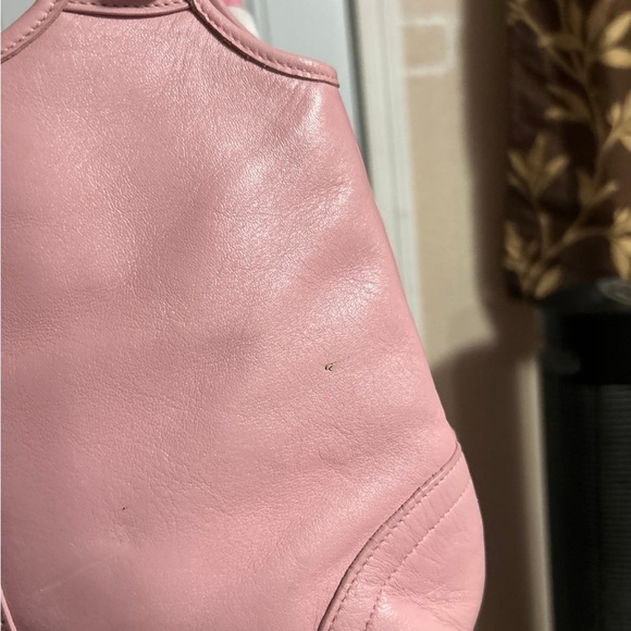 baby pink coach leather bag - Picture 4 of 6